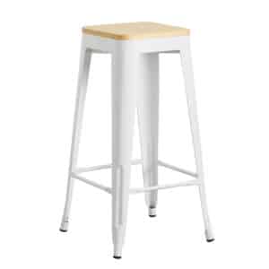 Tabouret Ty Blanc Bois